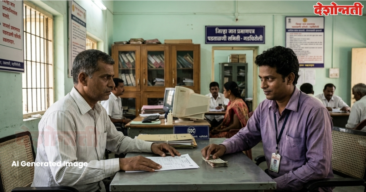 गडचिरोलीतील 2 लाचखोर कर्मचारी ACB च्या जाळ्यात 