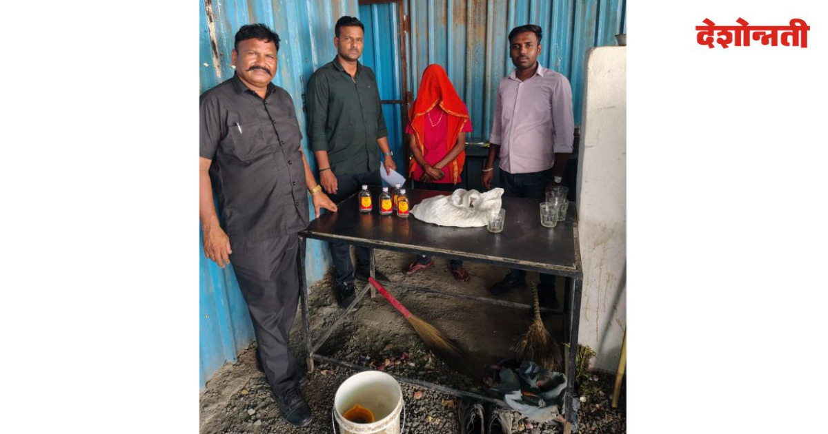 हिंगोलीत अवैध दारूविरोधात मोठी कारवाई; ५५ जणांवर गुन्हे, ४.९० लाखांचा मुद्देमाल जप्त