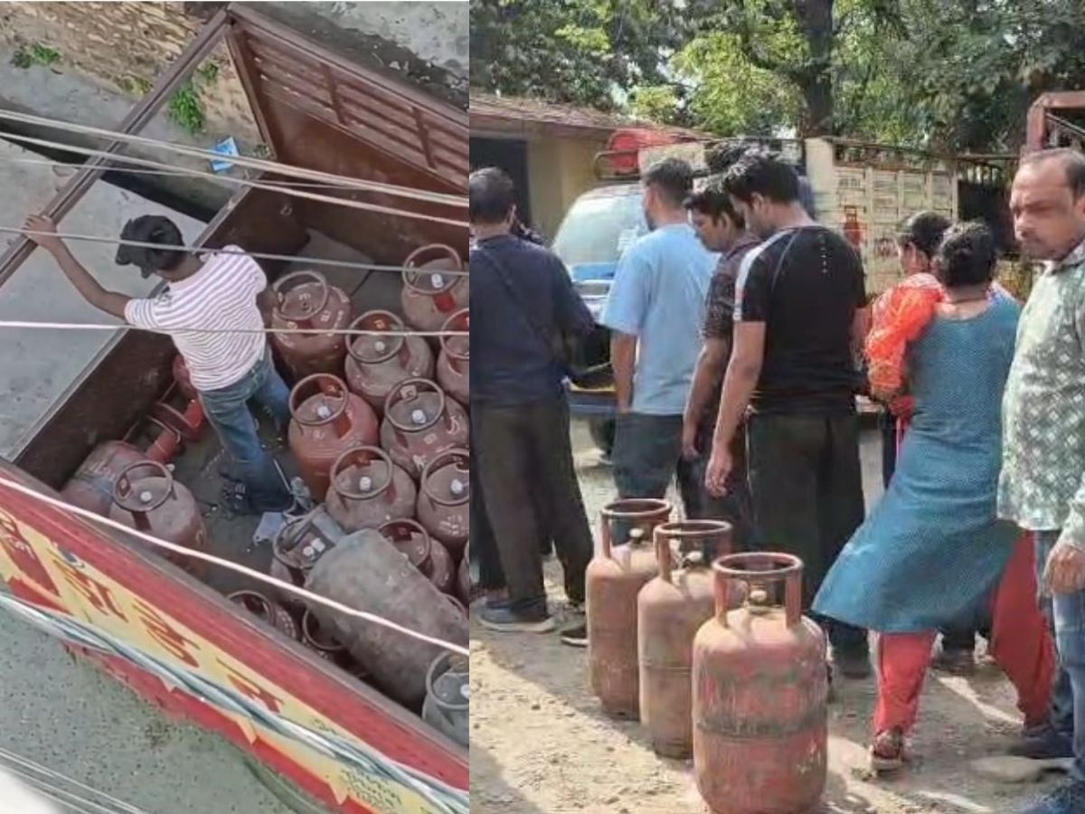 अवैध गैस रिफिलिंग पर कार्रवाई, Video हुआ था वायरल, एजेंसी की मिलीभगत की आशंका 