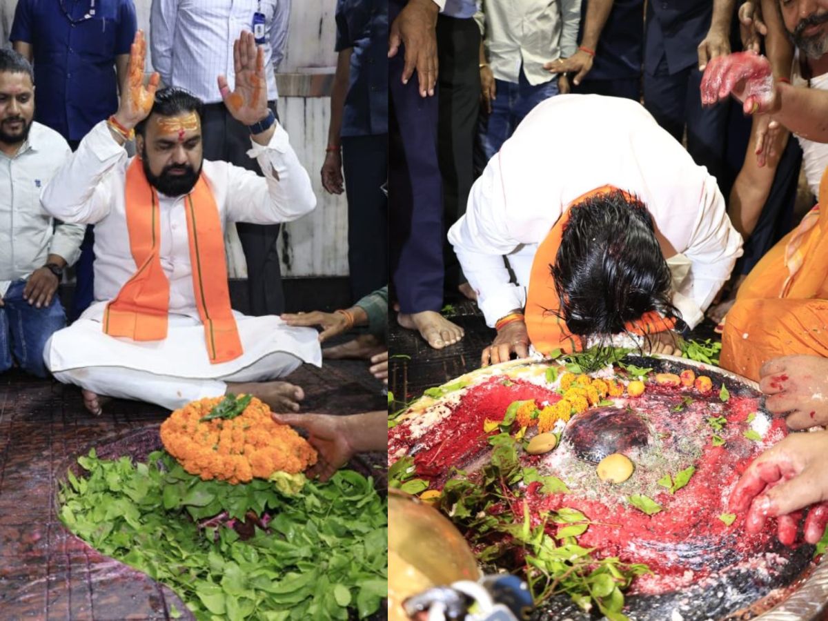 CM सम्राट चौधरी ने किया बाबा बैद्यनाथ का जलाभिषेक,बोले-बिहार के लिए लियाआशीर्वाद