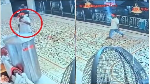Dhamtari news: धमतरी के मंदिर में युवक ने मां को आंखें चढ़ाने की ठानी, मचा हड़कंप!