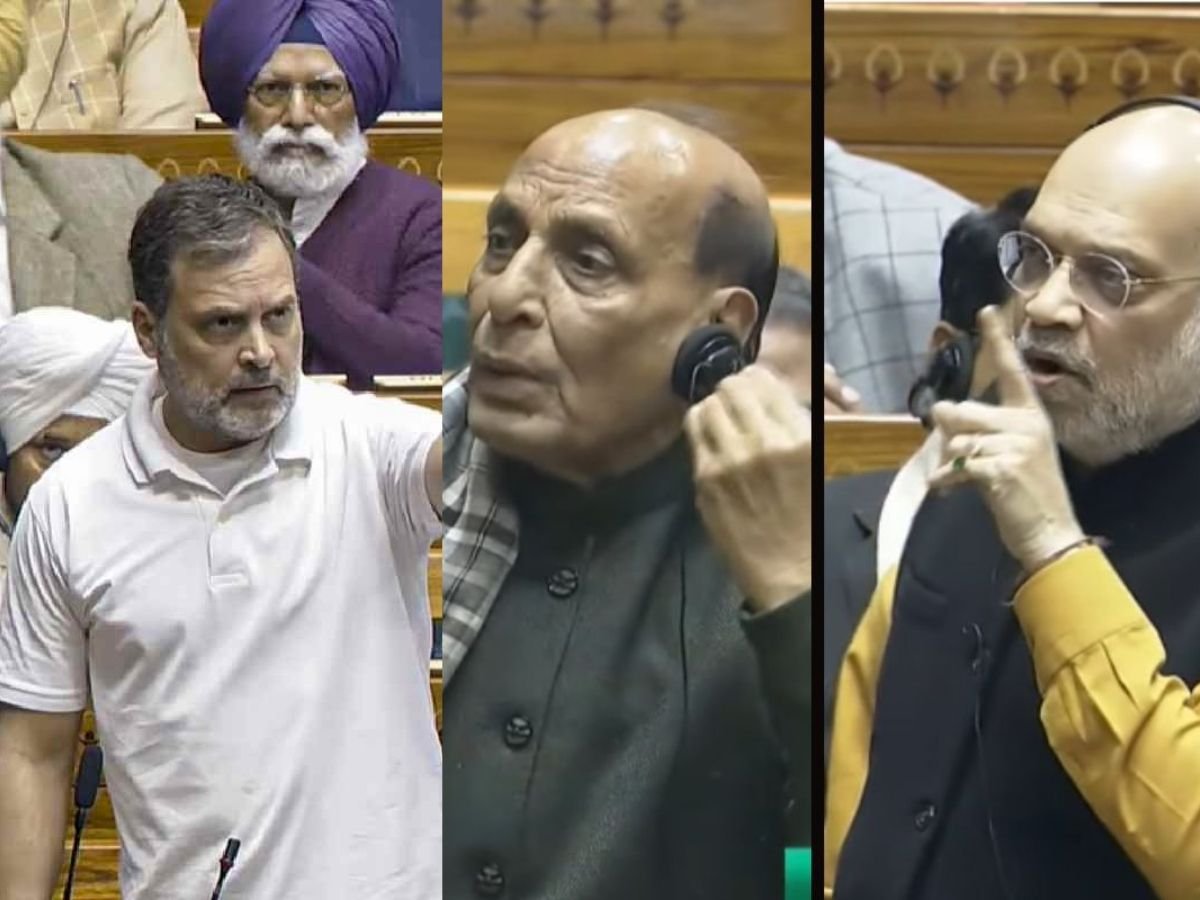 लोकसभा में हंगामा, राहुल बोले - मैंने राष्ट्रीय सुरक्षा का मुद्दा उठाया, 8 सांसद सस्पेंड