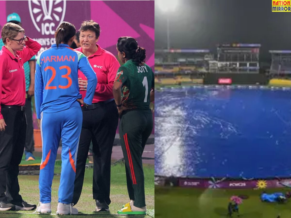 IND vs BAN Women Wc: बारिश बनी विलेन, बिना नतीजे के खत्म हुआ मुकाबला...