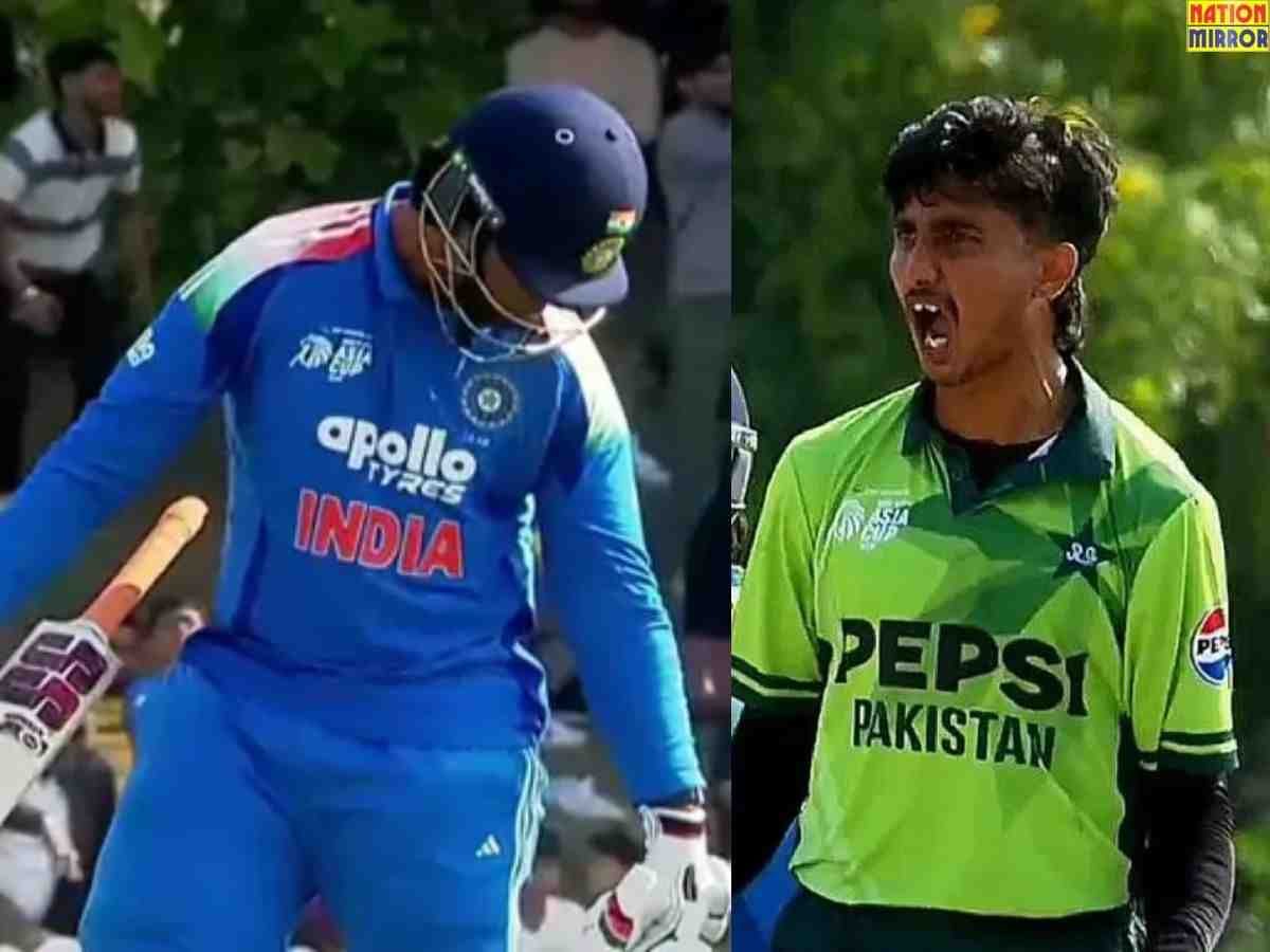 IND vs PAK U19 Asia Cup: पाक खिलाड़ी ने वैभव को चिढ़ाया, जवाब ने मचा दिया हंगामा
