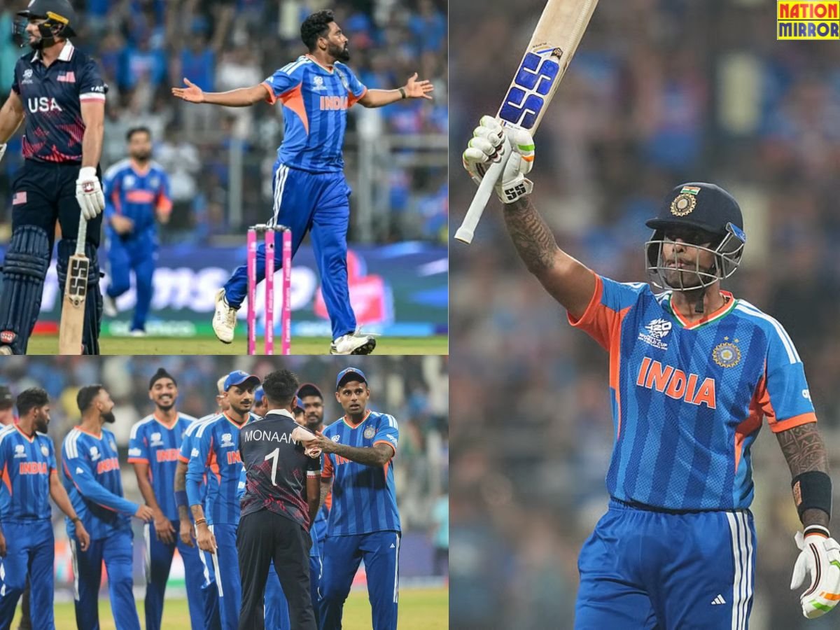Ind vs USA T20 WC 2026: भारत की धमाकेदार शुरुआत USA को 29 रनों से हराया, सिराज ने 3 विकेट झटके!