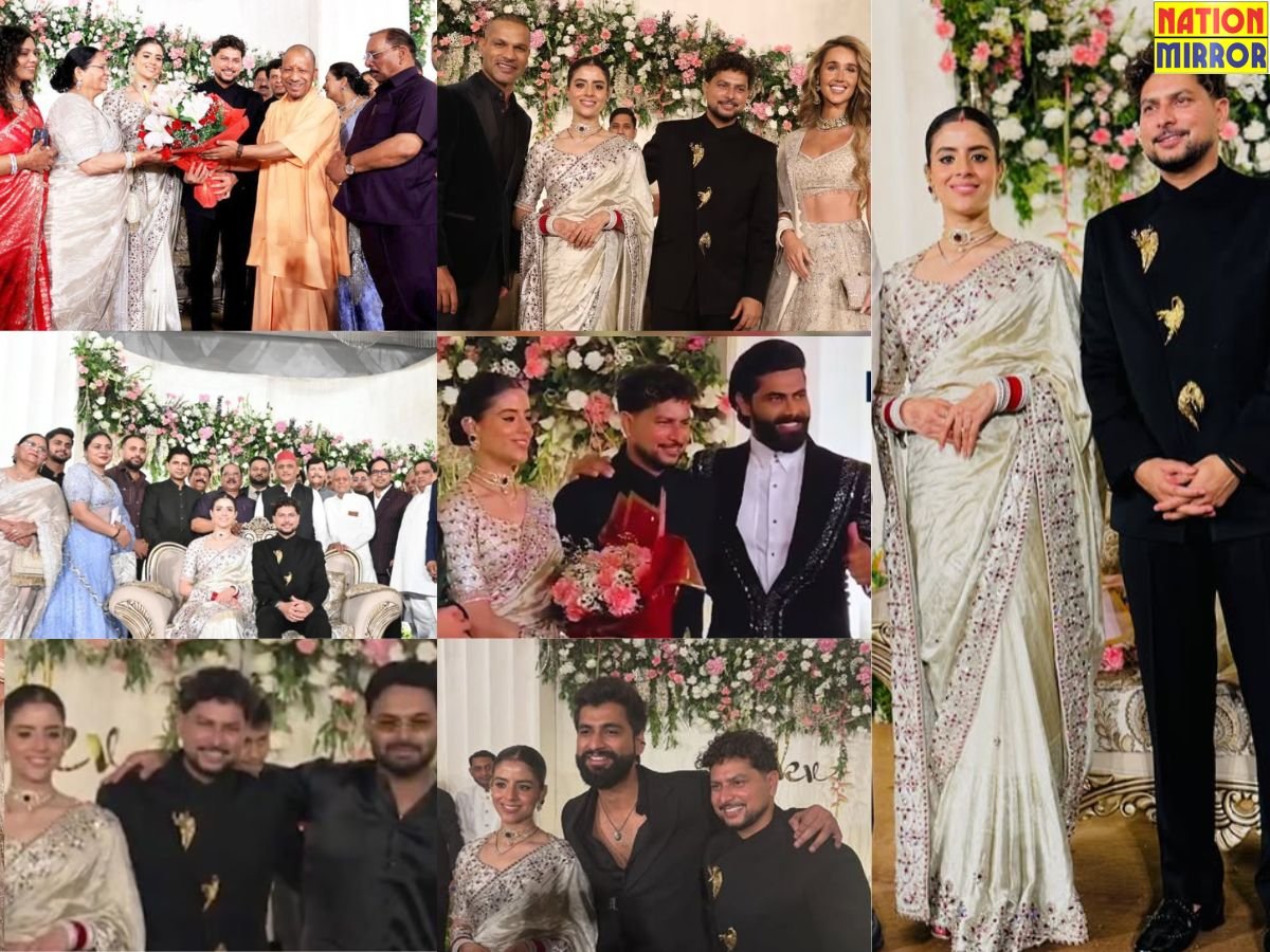 Kuldeep Yadav Grand Reception: कुलदीप-वंशिका की रिसेप्शन पार्टी में पहुंचे कई क्रिकेटर्स और दिग्गज राजनेता..