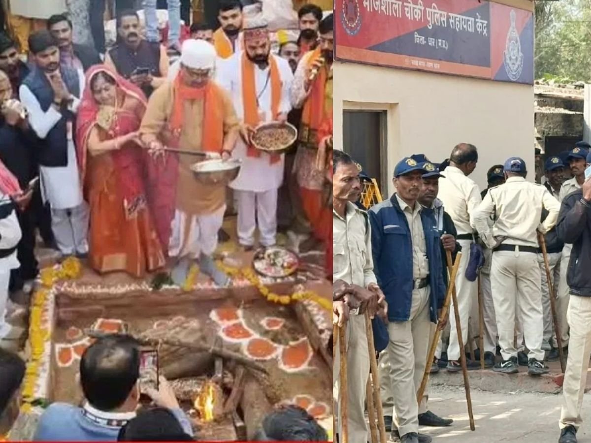 पहले पूजा फिर नमाज, भोजशाला में 8000 जवान तैनात, अस्थाई जेल तैयार