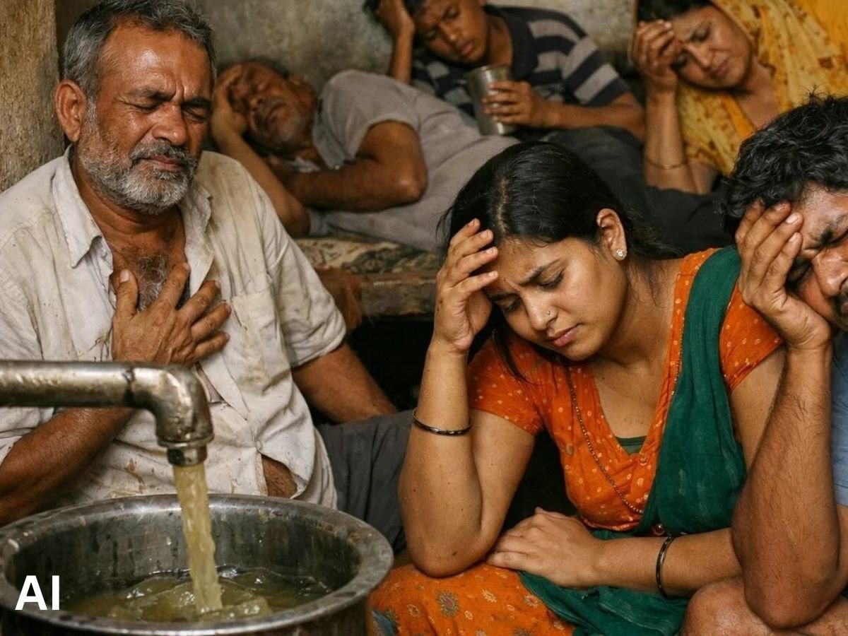 पहले भागीरथपुरा अब महू, 25 लोग हुए बिमार, MP का पानी बना जहर