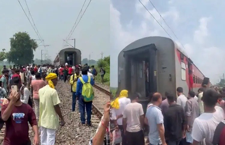 Magadh express derailed : फिर हुआ रेल हादसा: कपलिंग टूटने से दो हिस्सों में बटी मगध एक्सप्रेस