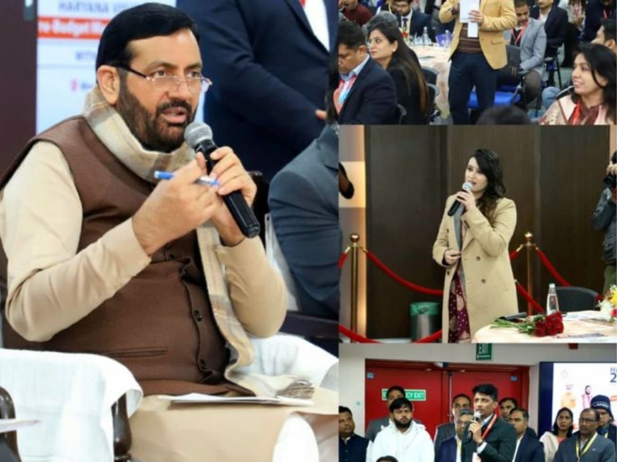 CM NAYAB SINGH SAINI: सीएम नायब सिंह सैनी ने आयोजित प्री-बजट संवाद में लिया हिस्सा.. उद्यमियों से किया सीधा संवाद