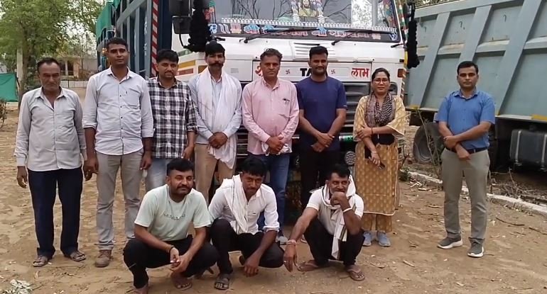 RAJASTHAN NEWS: उदयपुरवाटी में अवैध खनन के खिलाफ प्रशासन की बड़ी कार्रवाई, तीन डंपर जब्त