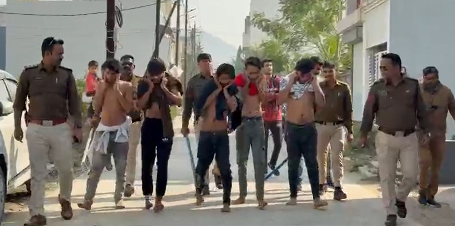 BHOPAL CRIME UPDATE : पुलिस ने दहशत फैलाने वाले बदमाशों को पकड़ा