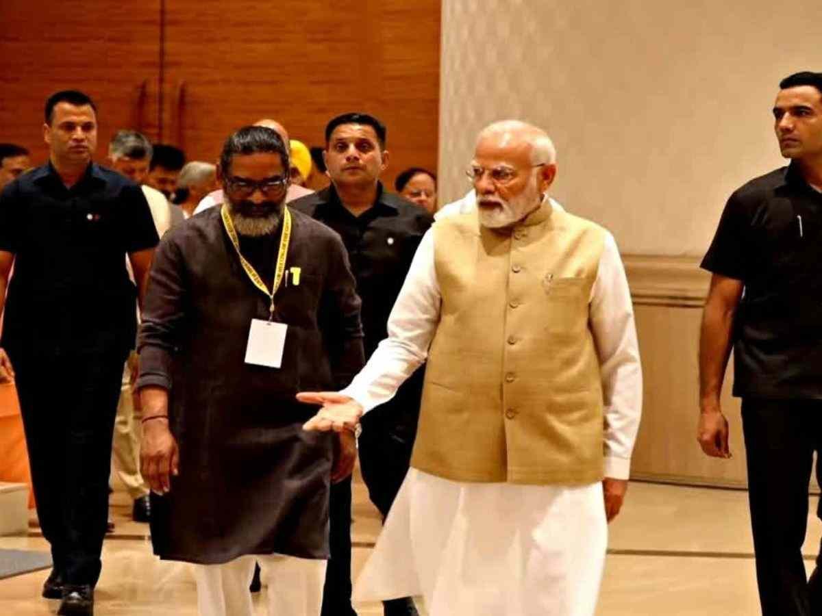 CM Soren in Niti Aayog Meeting: नीति आयोग की 10वीं गवर्निंग काउंसिल बैठक, मुख्यमंत्री हेमंत सोरेन ने उठाए झारखंड के विकास के मुद्दे