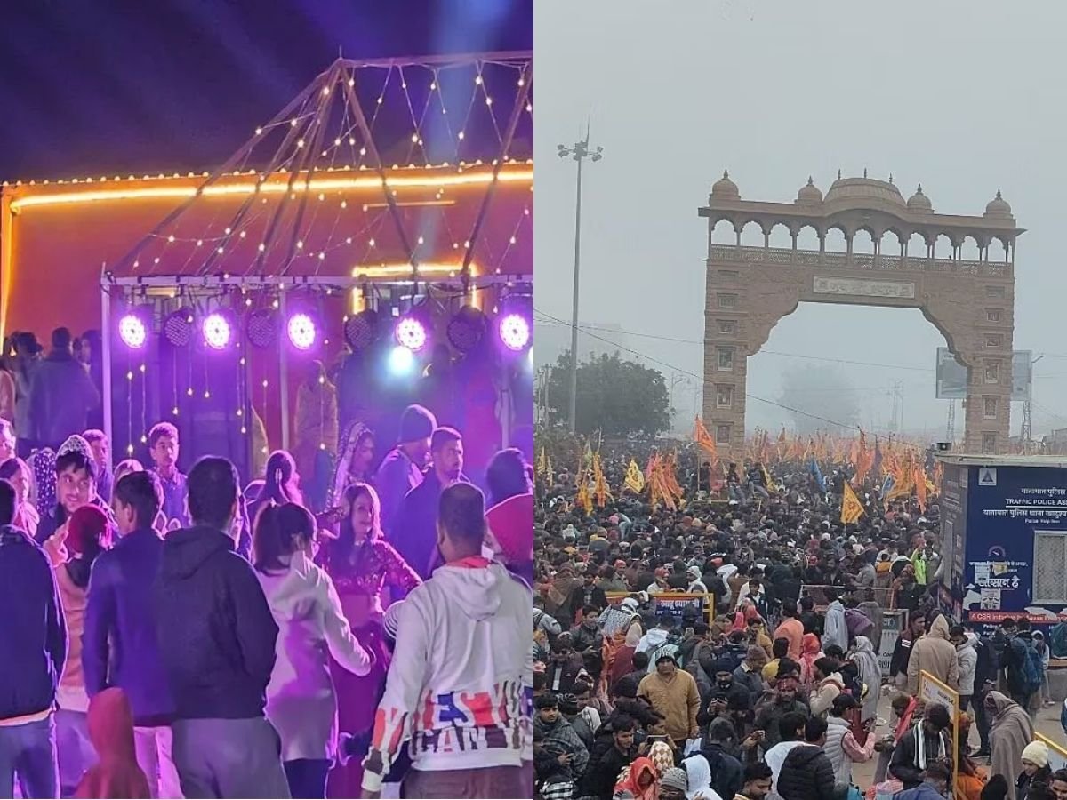 राजस्थान में नए साल  का उत्साह, मंदिरों से लेकर सड़कों तक दिखी भारी भीड़