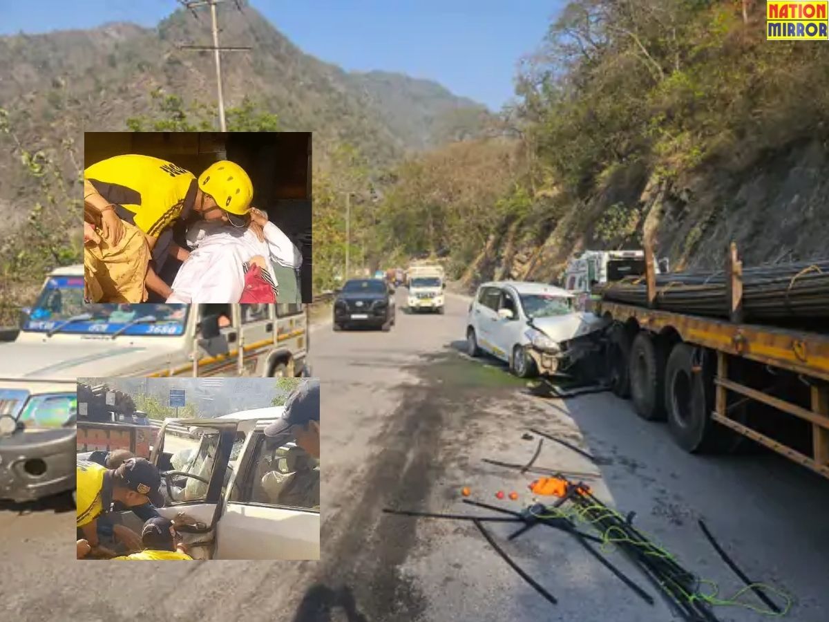 Tehri Accident News: सरिया से भरे खड़े ट्रक से टकराई कार, 1 की मौत, कई घायल...