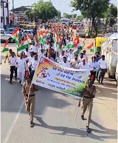Vadgaon NEWS: वडगांव में निकली भव्य तिरंगा यात्रा, देशभक्ति के रंग में रंगा शहर
