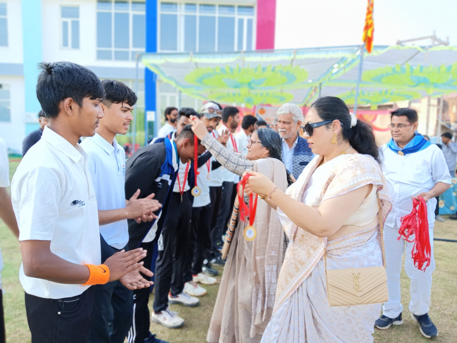 Shri Sathya Sai Cricket League: श्री सत्य साईं क्रिकेट लीग मैच: भोपाल और दमोह की टीमों का चला बल्ला