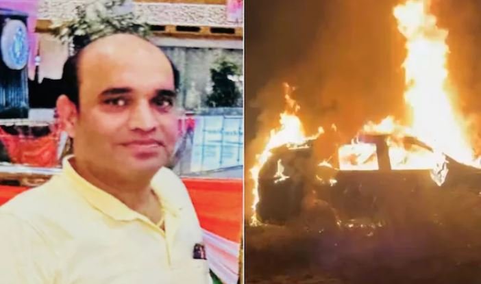 Ghaziabad Murder : Ghaziabad Realtor Murdered by Friends, Burned in SUV,  Police Reveal Chilling Details
