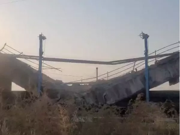 MP NEWS :भोपाल में केरवा डैम का स्लैब गिरा,बड़ा हादसा टला