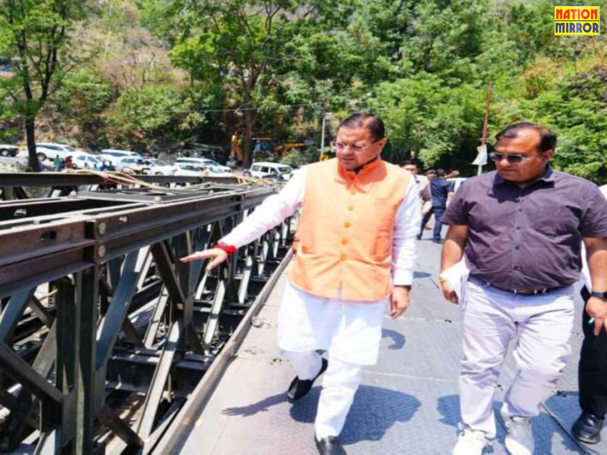 मसूरी का सफर होगा अब और भी सुगम,खुद जमीन पर उतरे सीएम धामी