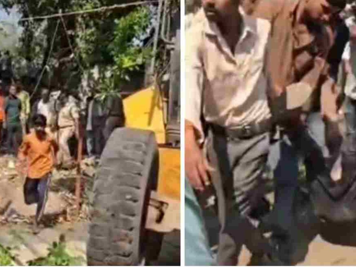 रेलवे की जर्जर बिल्डिंग का गिरा मलबा:1 कर्मचारी की हुई मौत,1 घायल