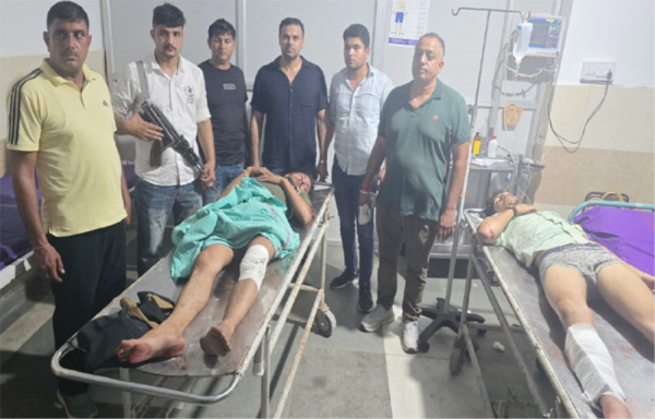 2 करोड़ रंगदारी के बाद फायरिंग, मुठभेड़ में 2 बदमाश काबू