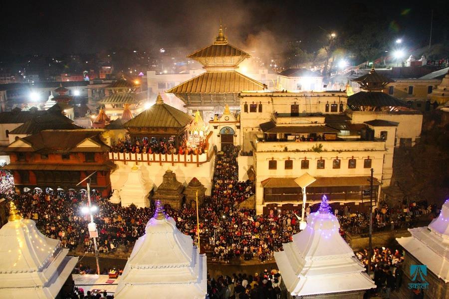 शिवरात्रि की पूर्व संध्या पर पशुपति की हलचल