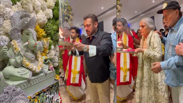 सलमान ने शेयर किया गणेश आरती का विडियो  