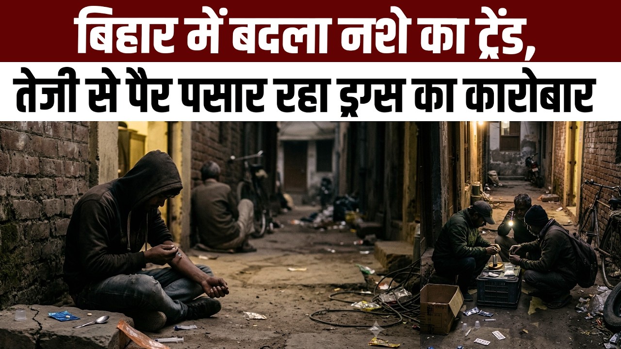 बिहार में बदला नशे का ट्रेंड, तेजी से पैर पसार रहा ड्रग्स का कारोबार