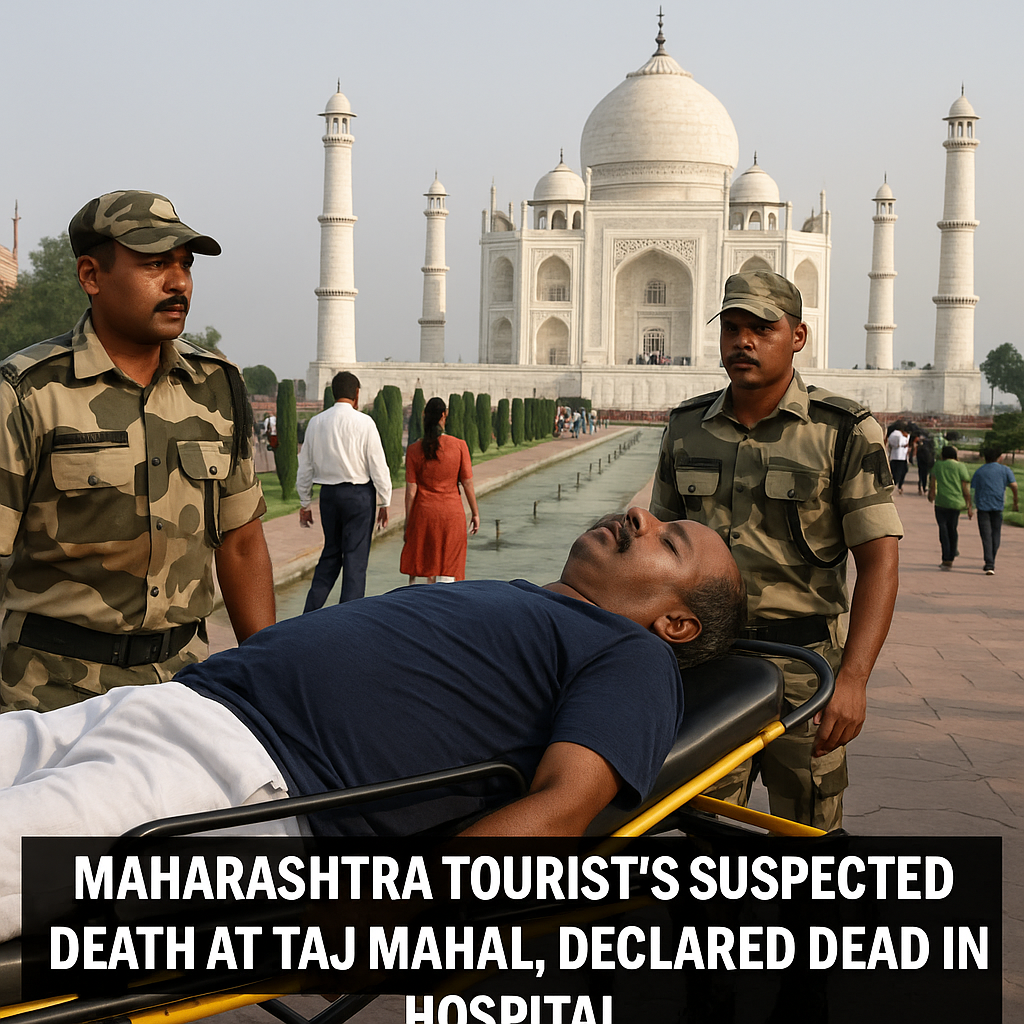 ताजमहल में महाराष्ट्र के पर्यटक की संदिग्ध मौत