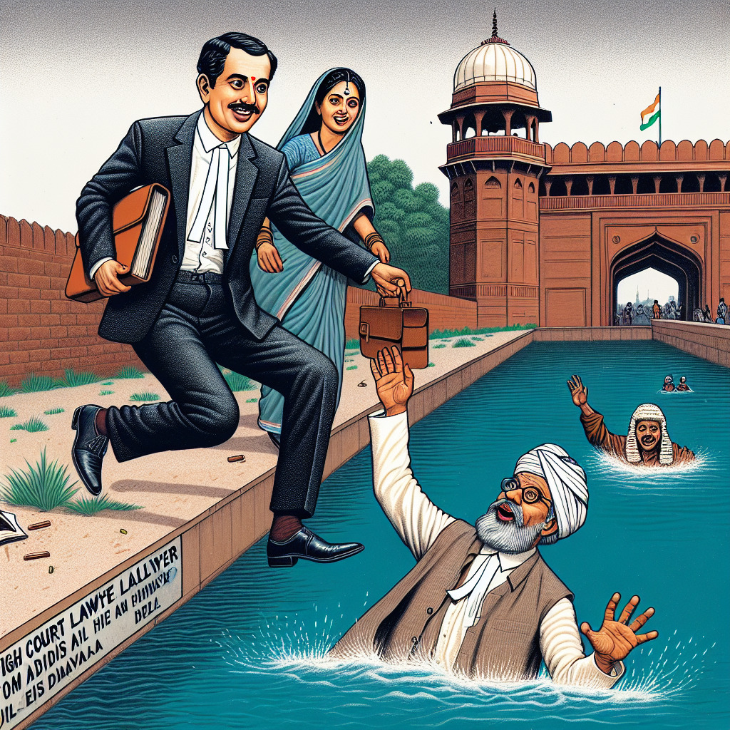 पत्नी से विवाद के बाद हाईकोर्ट वकील ने इंदिरा नहर में लगाई छलांग, बचाने कूदा रिश्तेदार भी लापता