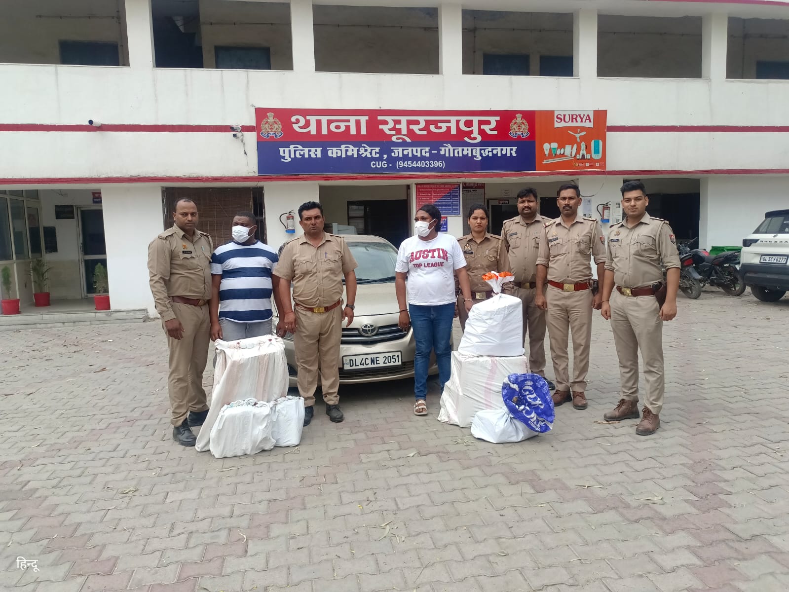 ग्रेटर नोएडा में अवैध रूप से रह रहे दो नाइजीरियाई नागरिक गिरफ्तार रेव पार्टी की थी तैयारी