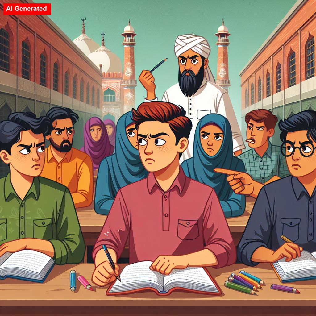 नकल का अजब तरीका अंडरवियर में छिपाकर मोबाइल फोन लेकर आए 4 छात्र पकड़े गए