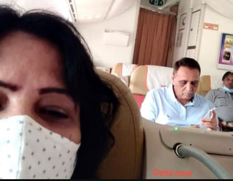 air india plane crash फ्लाइट में मौजूद थे पूर्व cm विजय रूपाणी हादसे से पहले सामने आई अंदर की तस्वीर