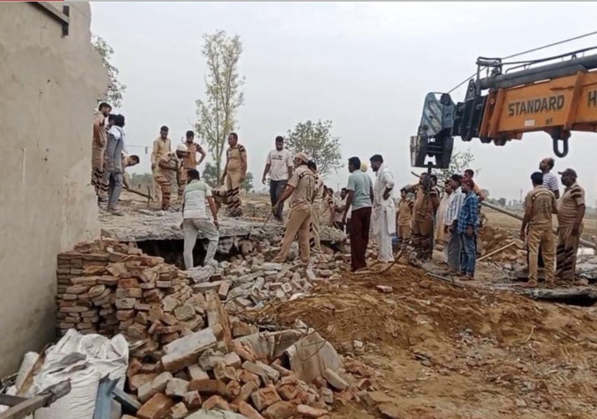 पंजाब की पटाखा फैक्ट्री में भीषण विस्फोट 4 की मौत 27 घायल – मलबे में तब्दील हुई दो मंजिला इमारत