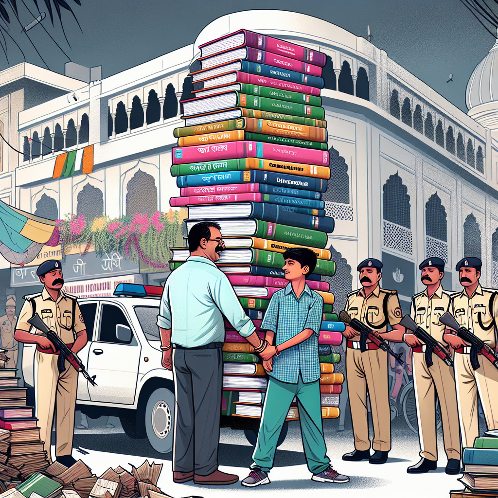 दिल्ली में 24 करोड़ रुपये की नकली ncert किताबें जब्त पिता-पुत्र गिरफ्तार