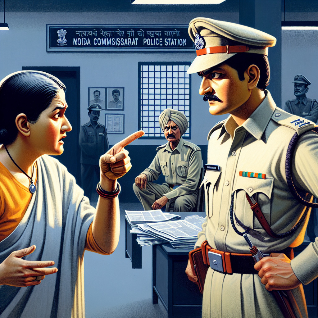 नोएडा कमिश्नरेट पुलिस पर गंभीर आरोप महिला ने दरोगा और चौकी प्रभारी पर ब्लैकमेलिंग का लगाया आरोप