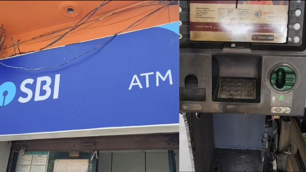 जालंधर में चोरों ने sbi के atm को बनाया निशाना उड़ा ले गए 45 लाख रुपए