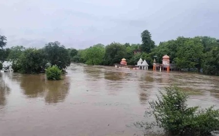 बुंदेलखंड में बेतवा नदी उफान पर ओरछा के होटल्स खाली करने के आदेश जारी