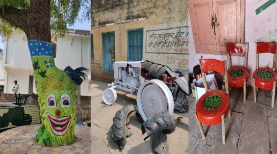 mp news कबाड़ से जुगाड़ देख राज्यपाल हुए खुश