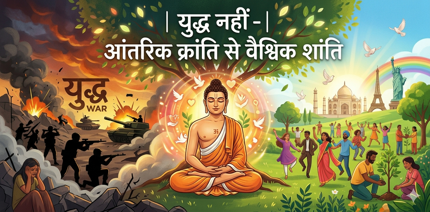 युद्ध नहीं - आंतरिक क्रांति से विश्व शांति