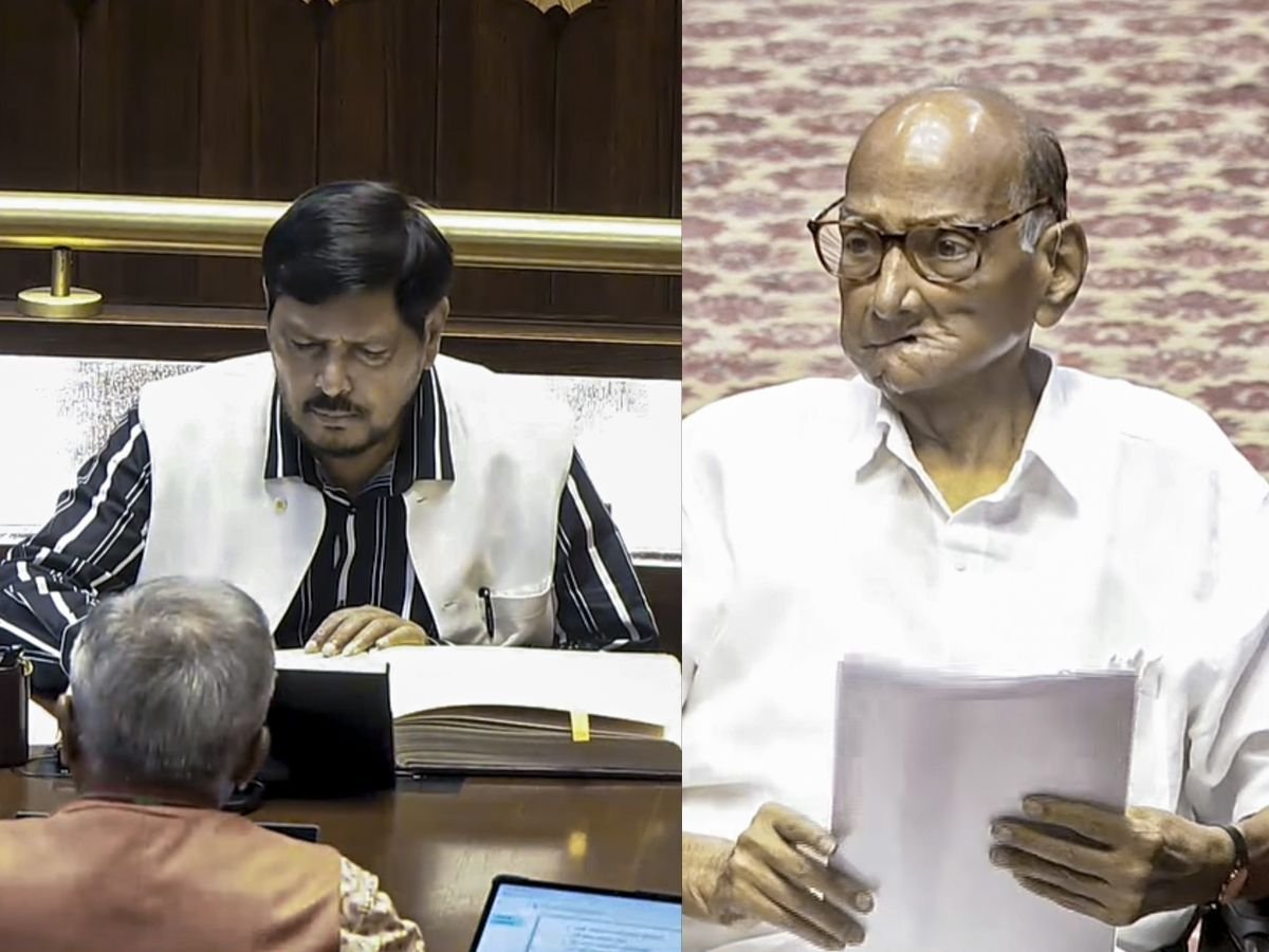 19 राज्यसभा सांसदों ने ली शपथ व्हीलचेयर पर पहुंचे शरद पवार