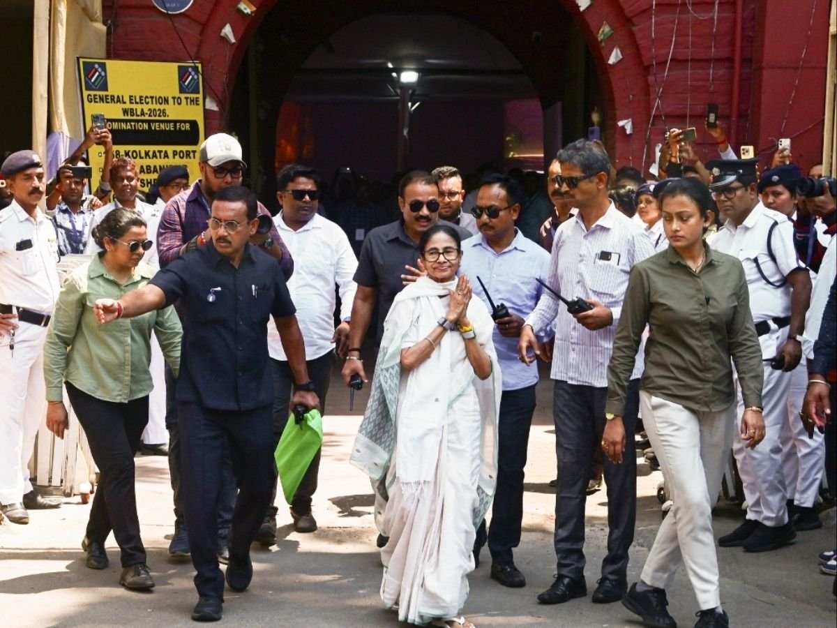 ममता ने भवानीपुर सीट से भरा नामांकन bjp पर लगाए आरोप
