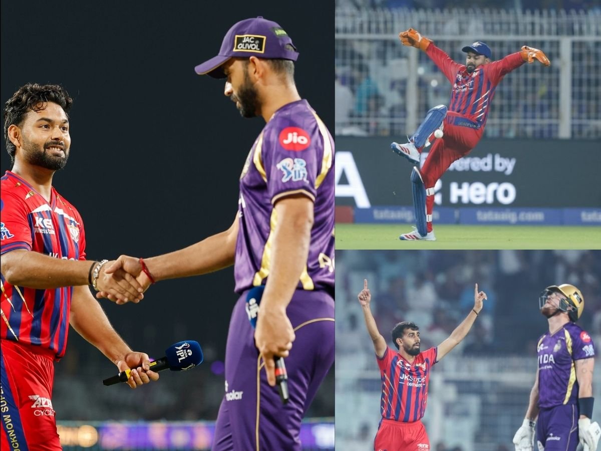 kkr vs lsg कोलकाता ने लखनऊ को दिया 182 रन का टारगेट रहाणे-रघुवंशी अर्धशतक से चूके