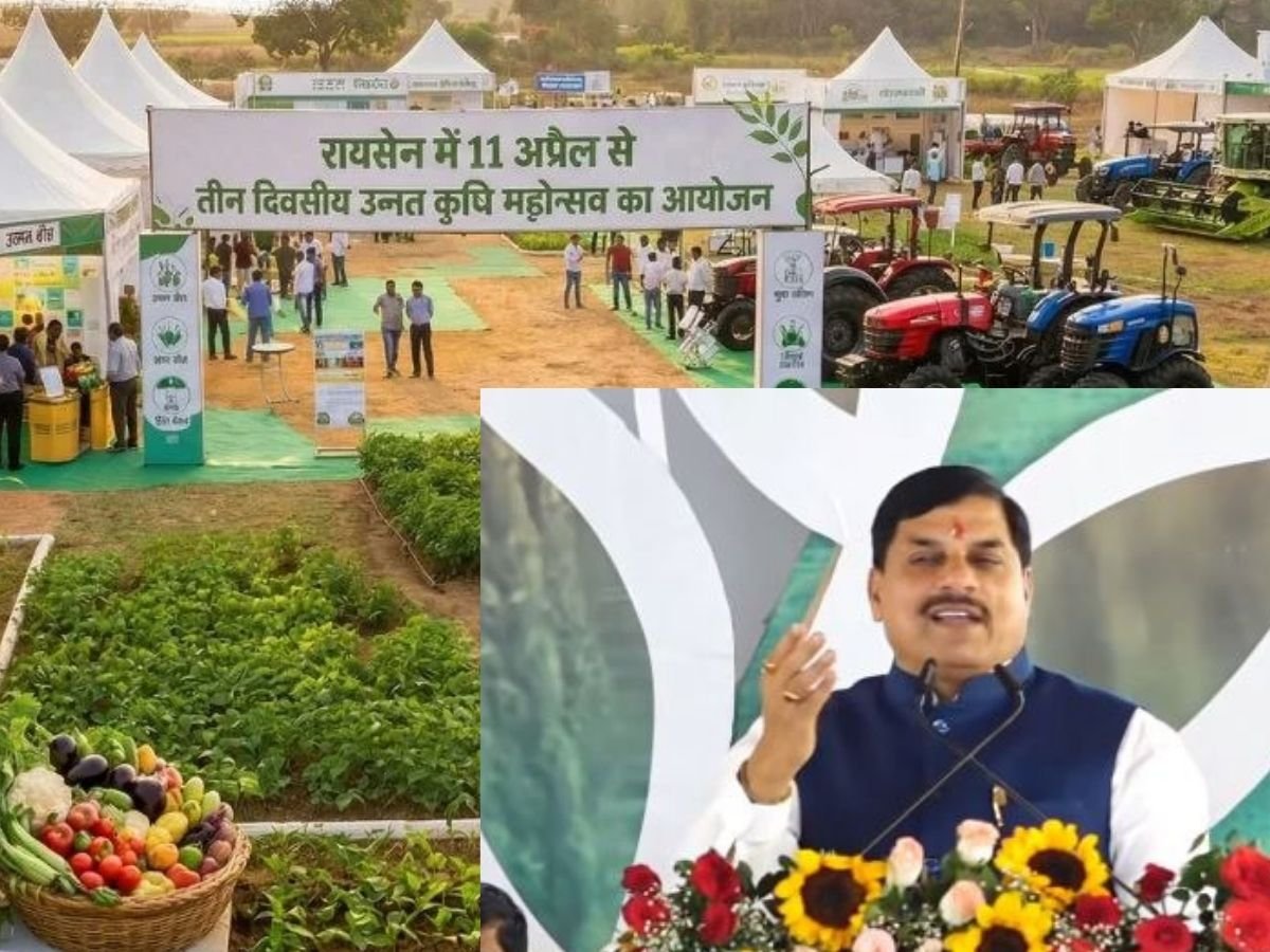 उन्नत कृषि महोत्सव cm डॉ यादव बोले - रायसेन से 41 देशों में चावल होता है निर्यात