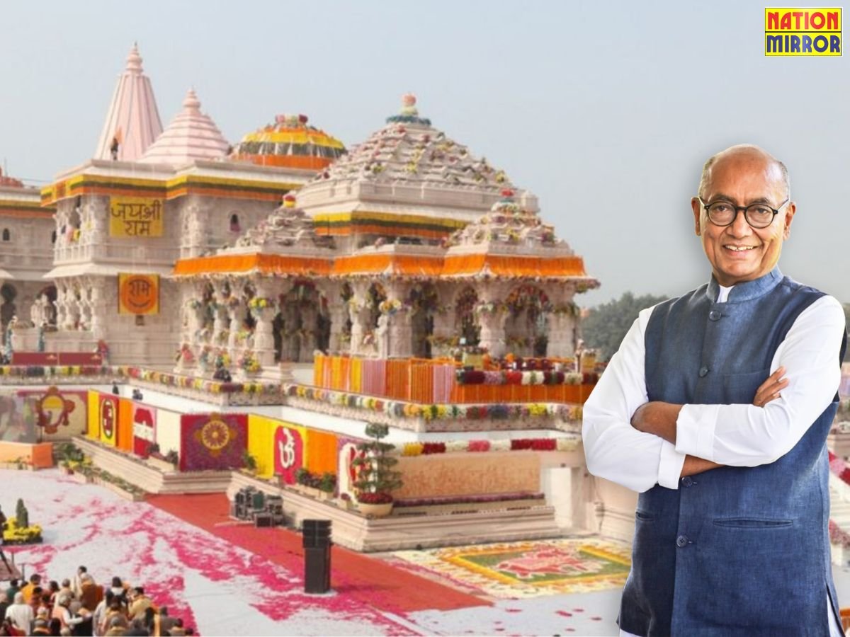 26 मार्च को अयोध्या आएंगे दिग्विजय सिंहमंदिर पूरा होने पर दर्शन करने का लिया था संकल्प