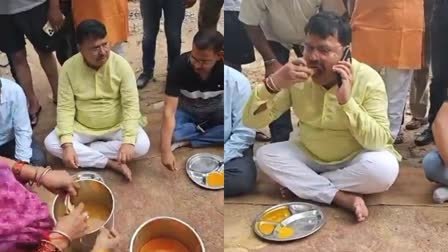 mid day meal खाने के बाद नाराज हुए मंत्री