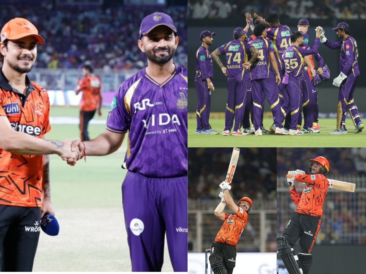 srh vs kkr फिफ्टी से चूके अभिषेक-हेड ईशान आउट रिंकू ने पकड़े 2 कैच