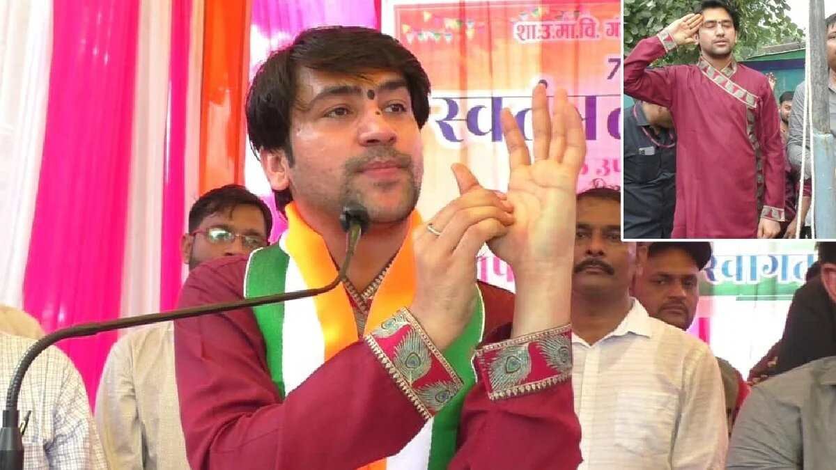 bageshwar dham अपने बचपन के स्कूल पहुंचे धीरेंद्र शास्त्री