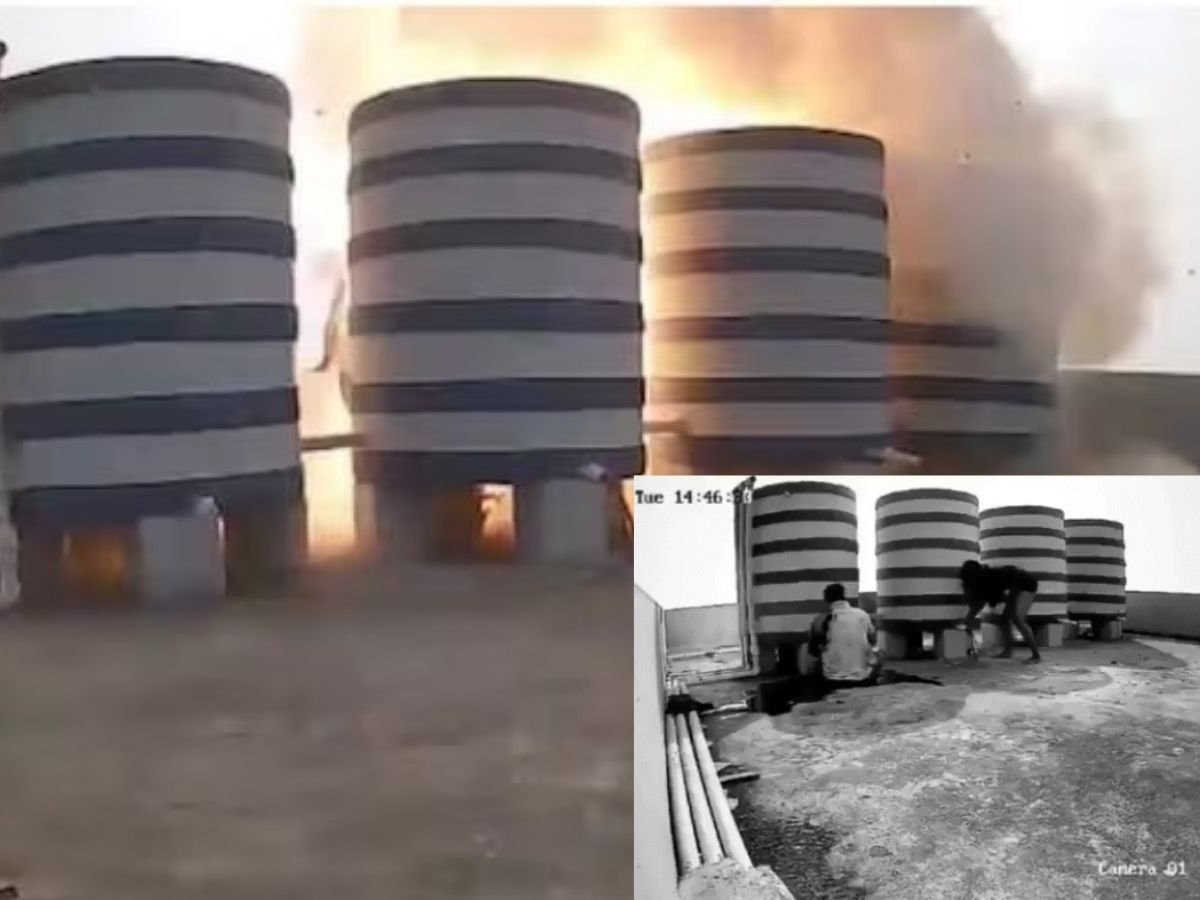 भुवनेश्वर में तेज धमाका चीखते लोगवीडियो आया सामने